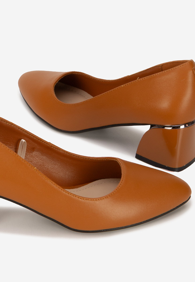 Karema camel bőr félcipő