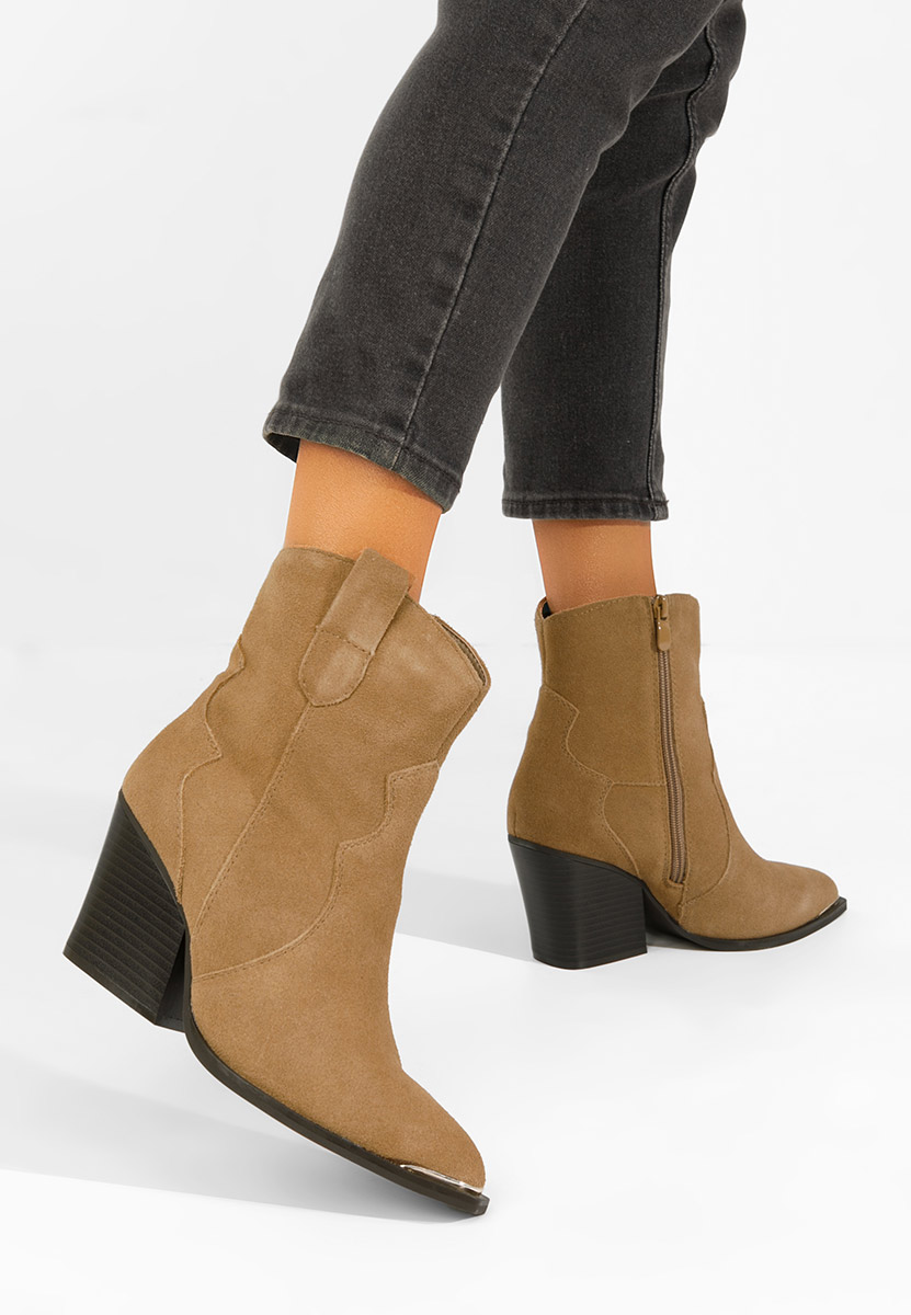Dacienia khaki cowboy csizma
