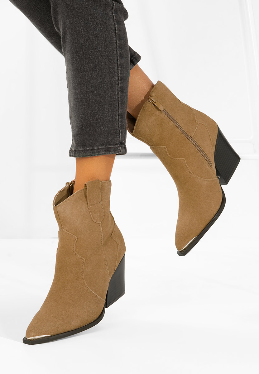 Dacienia khaki cowboy csizma