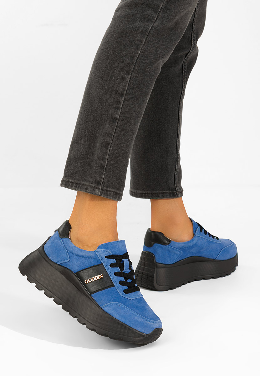 Densia v2 kék telitalpú platform sneaker