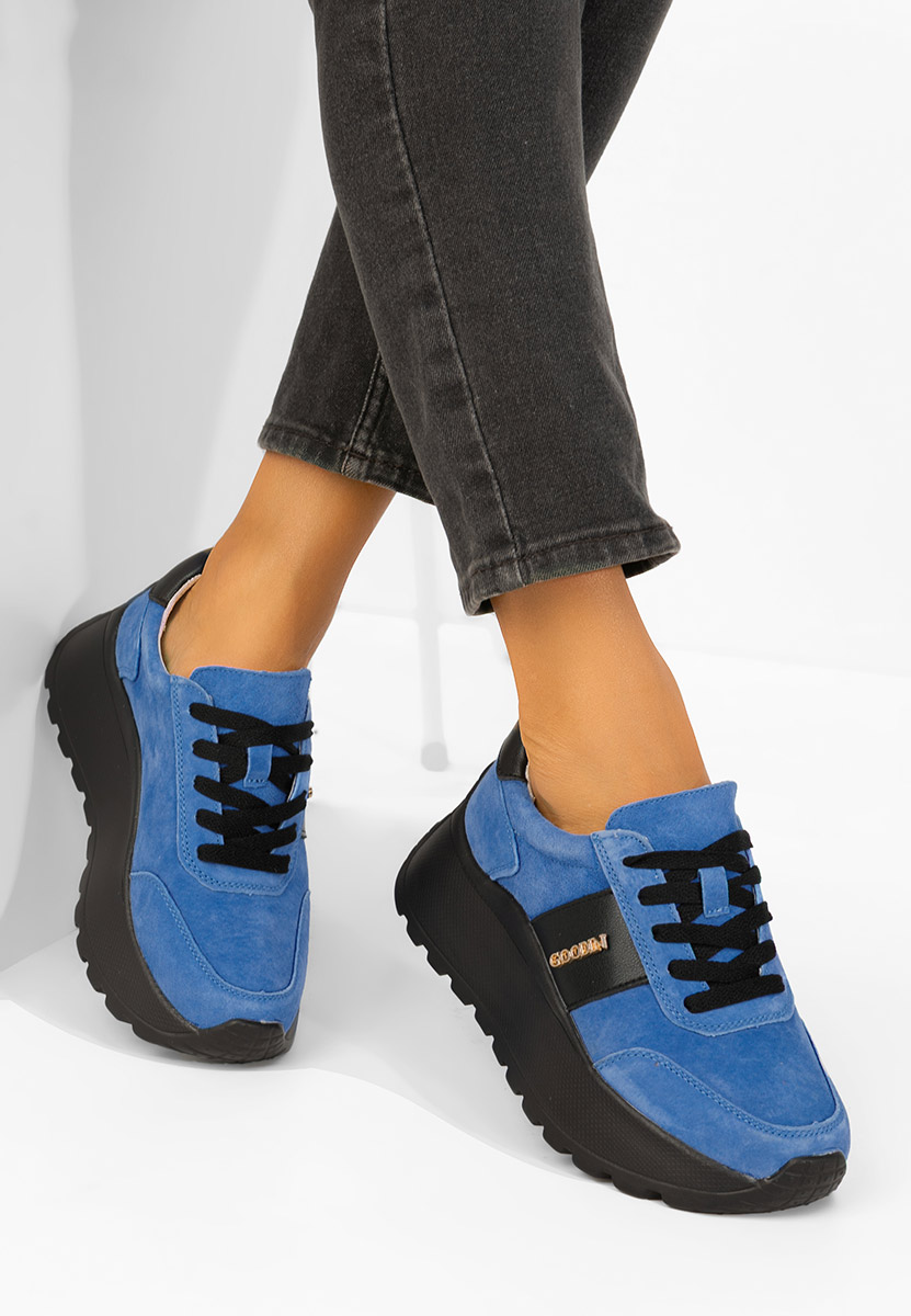 Densia v2 kék telitalpú platform sneaker