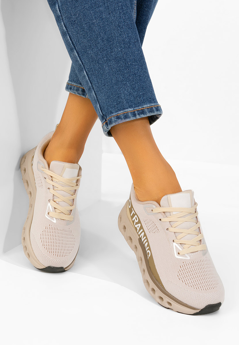 Turinia khaki telitalpú platform sneaker