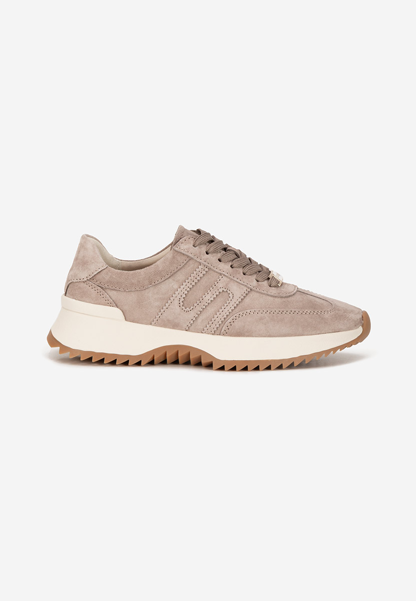 Sevrona v2 barna női bőr sneaker