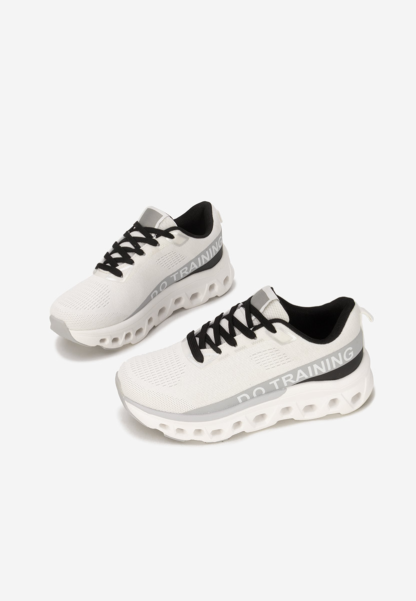 Turinia fehér telitalpú platform sneaker