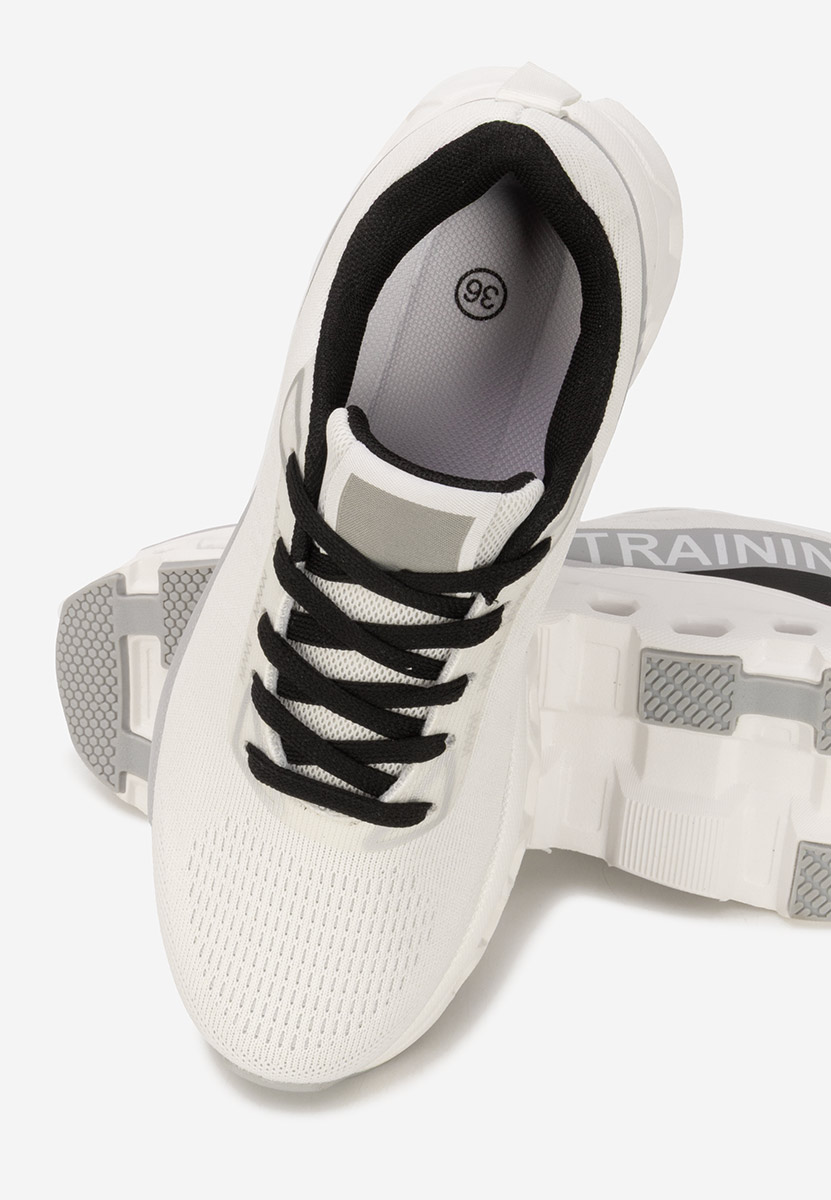 Turinia fehér telitalpú platform sneaker