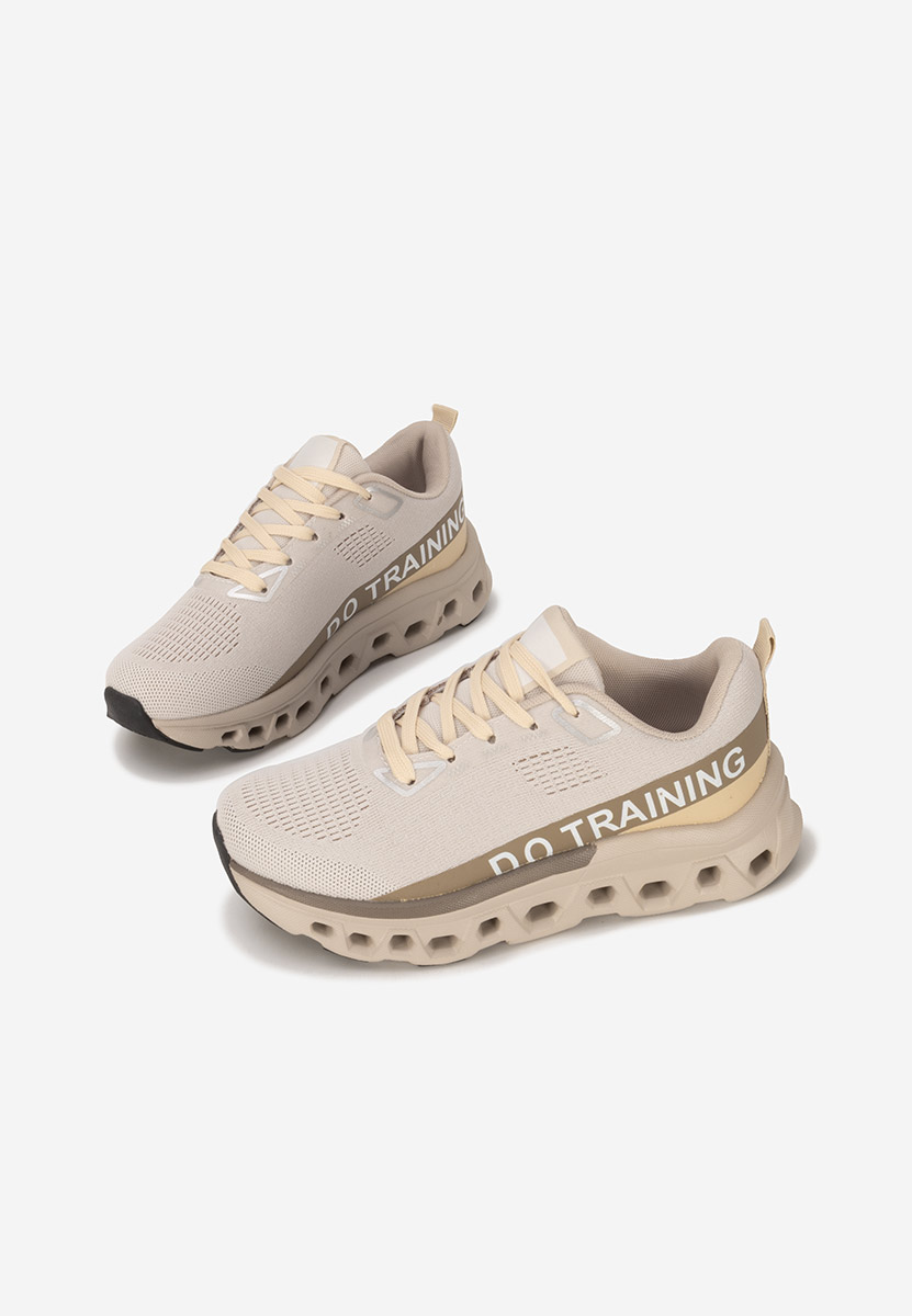 Turinia khaki telitalpú platform sneaker