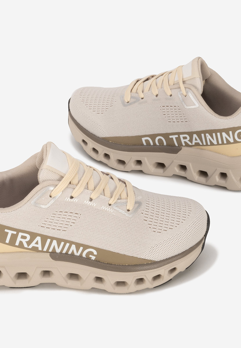 Turinia khaki telitalpú platform sneaker