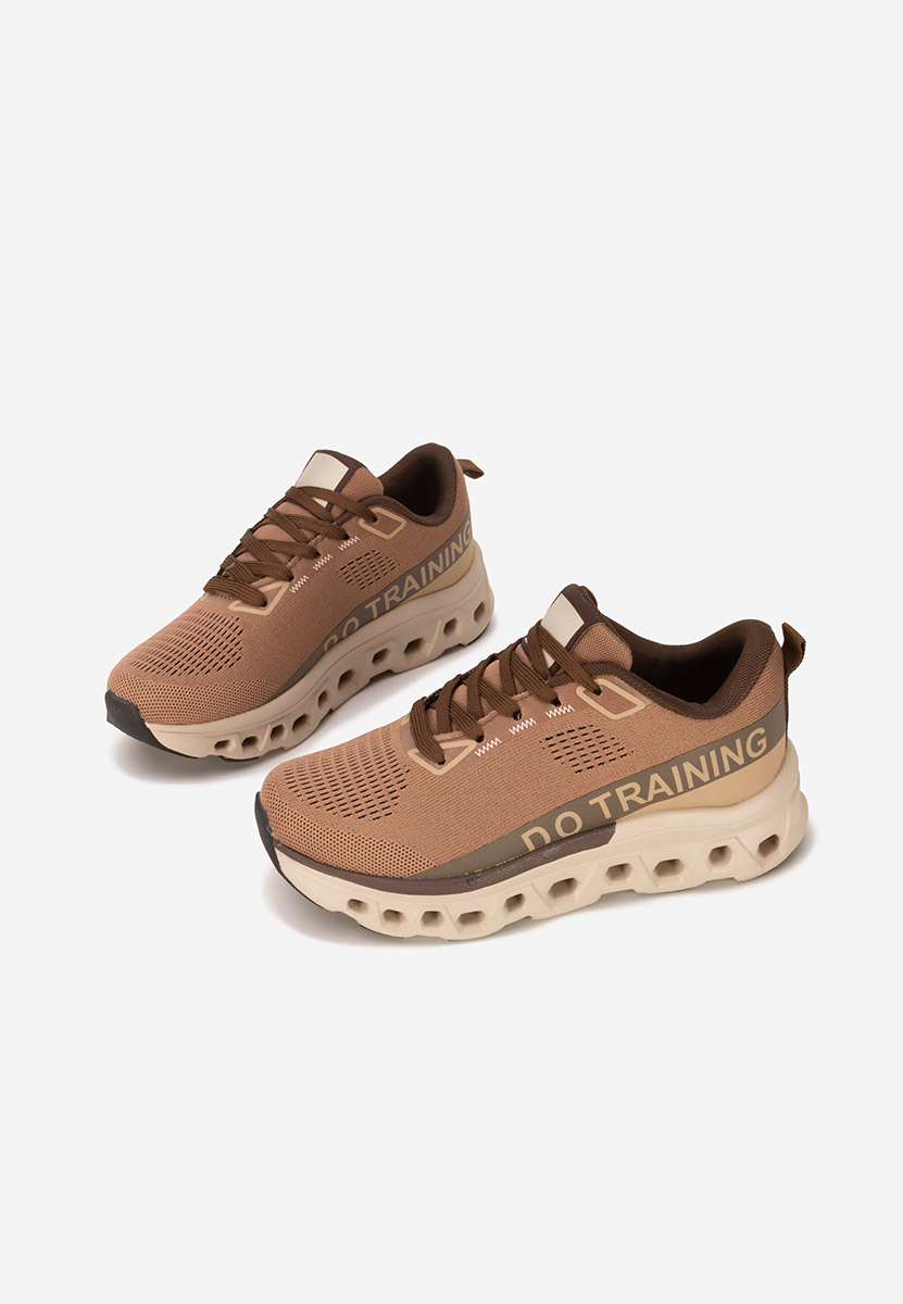 Turinia barna telitalpú platform sneaker