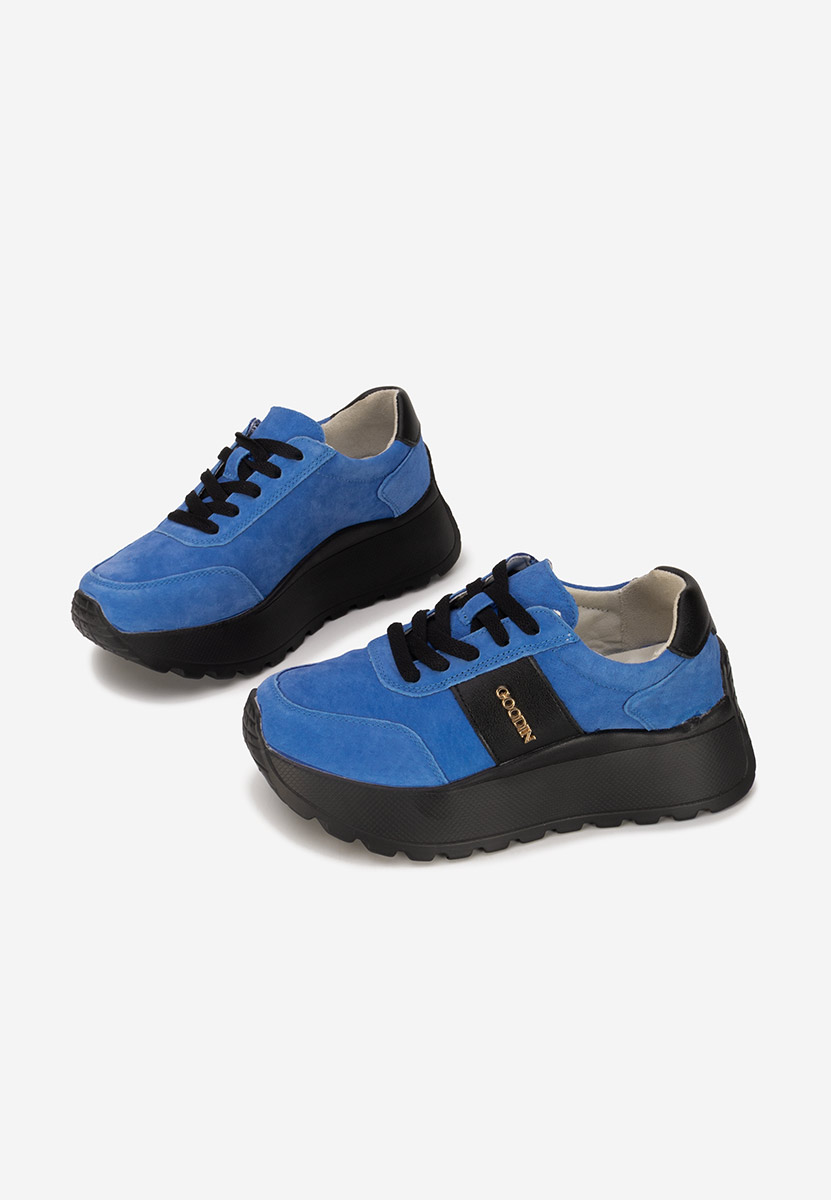 Densia v2 kék telitalpú platform sneaker