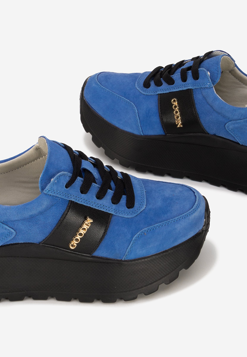 Densia v2 kék telitalpú platform sneaker