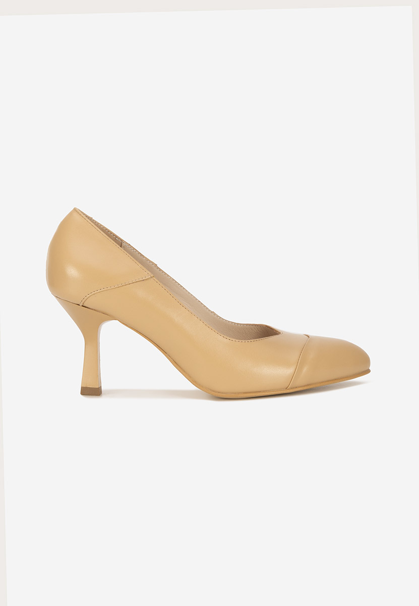Colie camel magassarkú cipő
