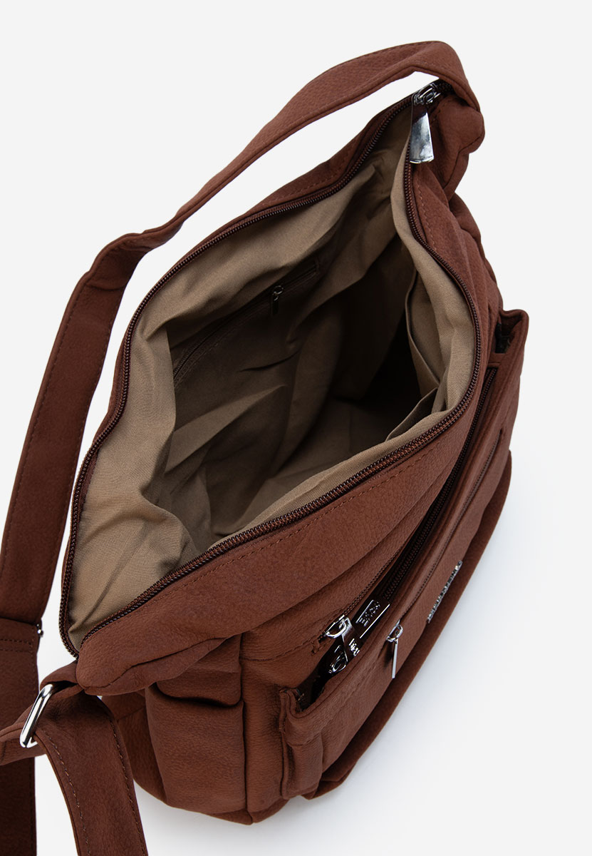 Crossbody mubleya barna női táska