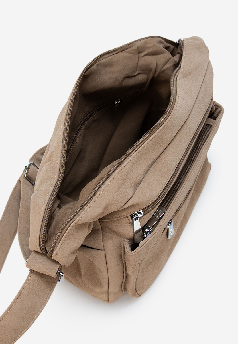 Crossbody mubleya bézs női táska