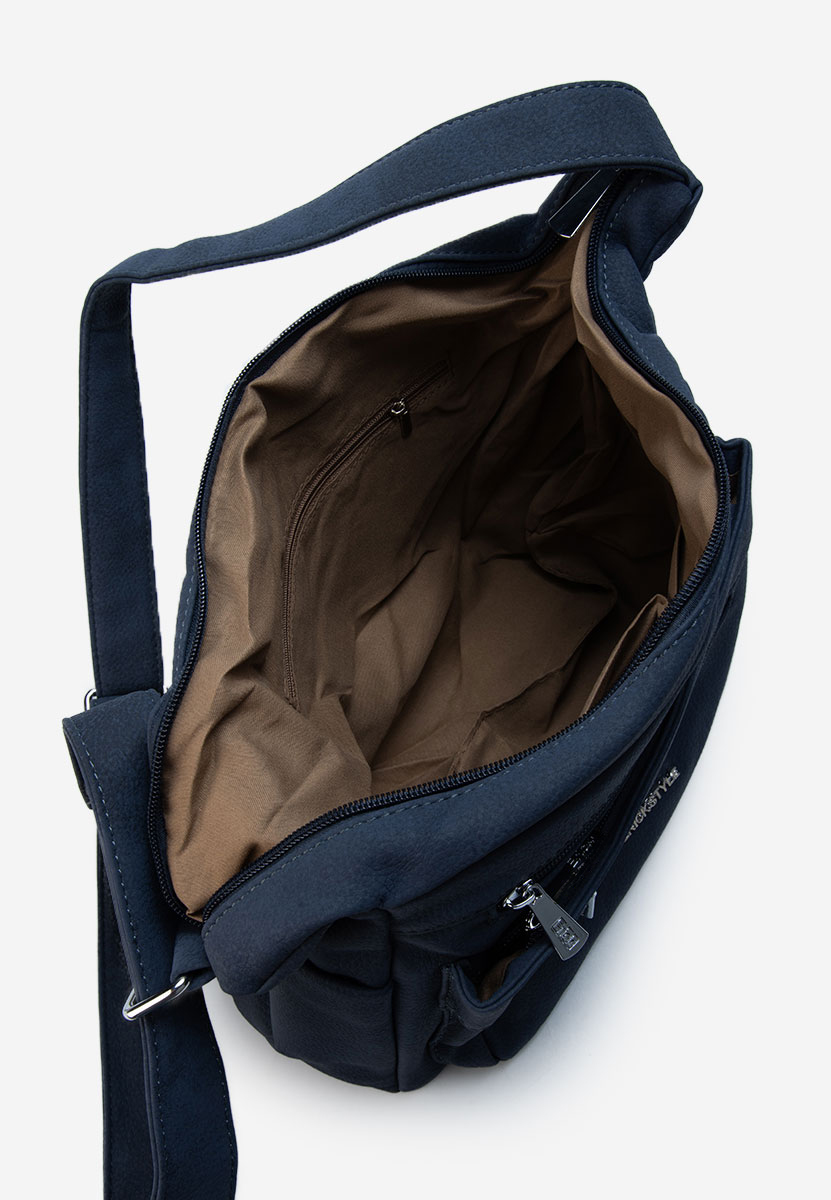 Crossbody mubleya sötétkék női táska