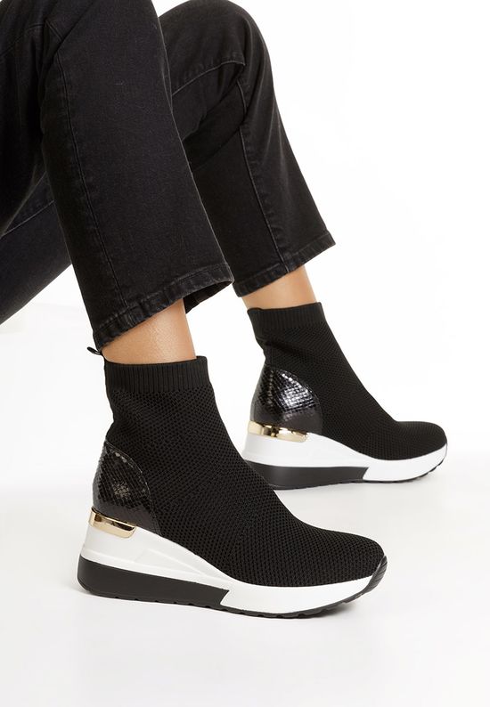 Ketlen fekete high-top sneakers, Méret: 37 - Zapatos