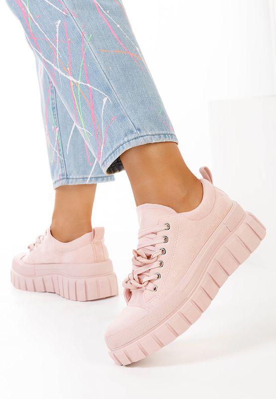 Keilira rózsaszín telitalpú tornacipő, Méret: 39 - Zapatos