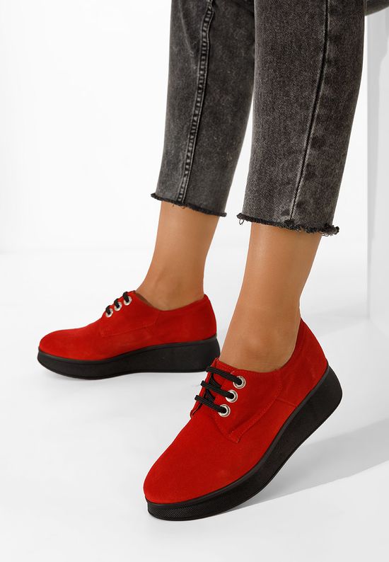 Higueras v2 piros női derby cipő, Méret: 38 - Zapatos