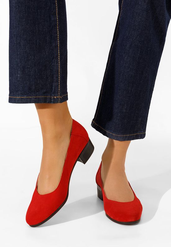 Montremy v2 piros bőr cipő, Méret: 36 - Zapatos