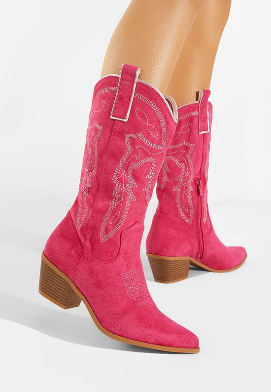 Texina rózsaszín cowboy csizma, Méret: 38 - Zapatos
