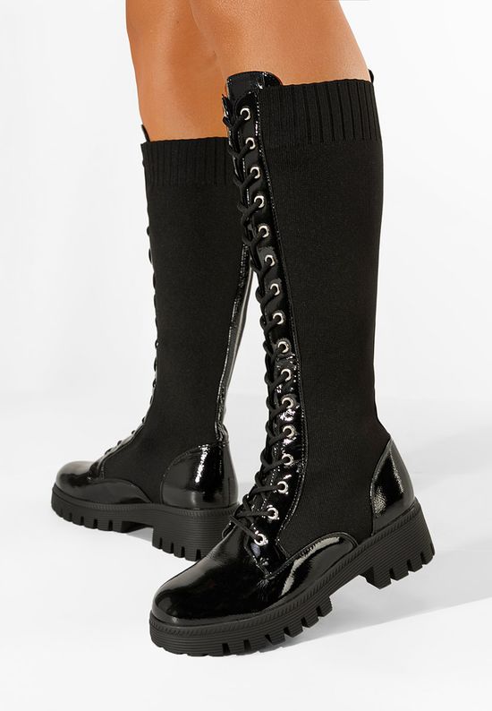 Estella v2 fekete női csizma, Méret: 37 - Zapatos