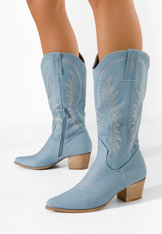 Liisa kék cowboy csizma, Méret: 41 - Zapatos