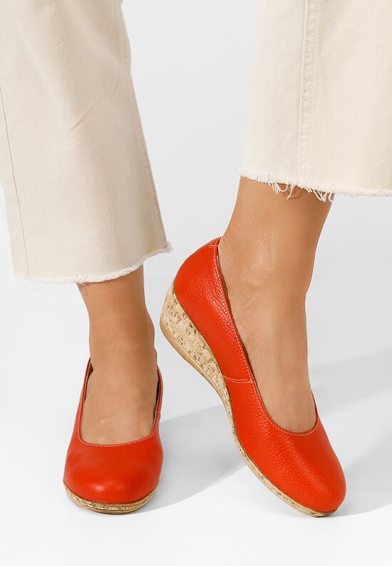 Sonia v3 narancssárga platform cipők, Méret: 39 - Zapatos