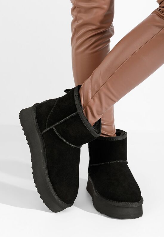 Diorela fekete női téli csizma, Méret: 41 - Zapatos