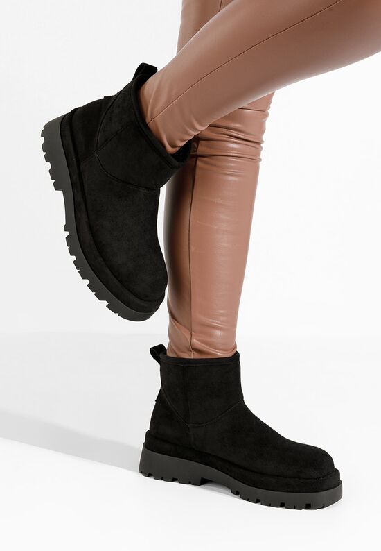 Tenderly fekete női téli csizma, Méret: 40 - Zapatos