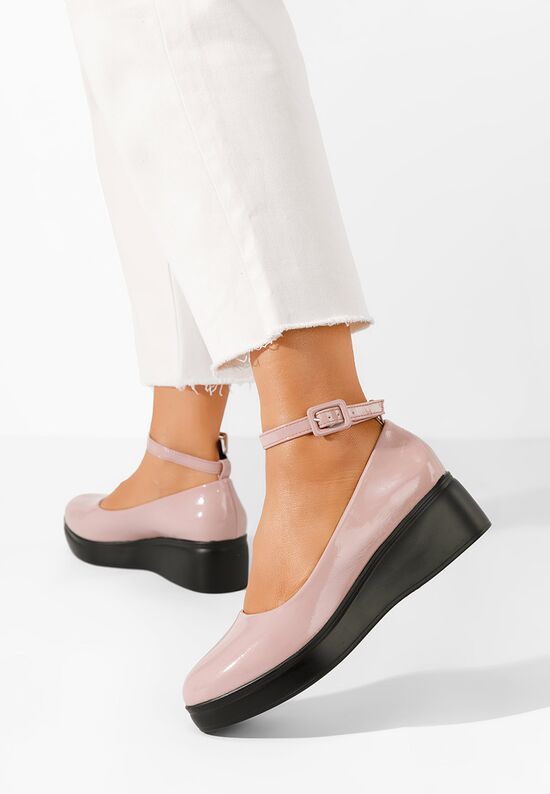 Evelyne v2 rózsaszín platform félcipő, Méret: 37 - Zapatos