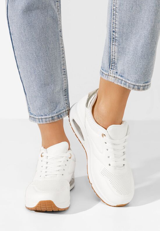 Amilia v2 fehér platform sneaker cipő , Méret: 38 - Zapatos