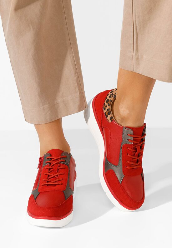 Imari piros női bőr sneaker, Méret: 41 - Zapatos