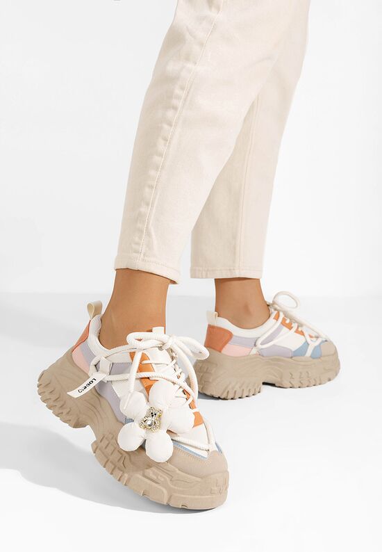 Shaina sokszínü telitalpú platform sneaker, Méret: 39 - Zapatos