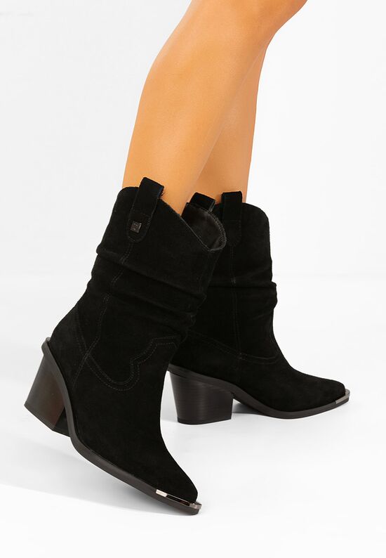 Tanzinia fekete cowboy csizma, Méret: 39 - Zapatos